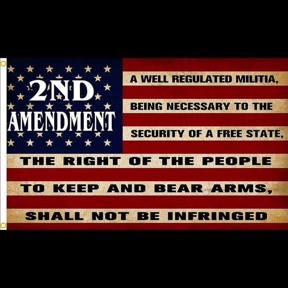 3X5 Nylon Flag with Brass Grommets The 2nd Amendment Talking Words Flag - Picture 1 of 1